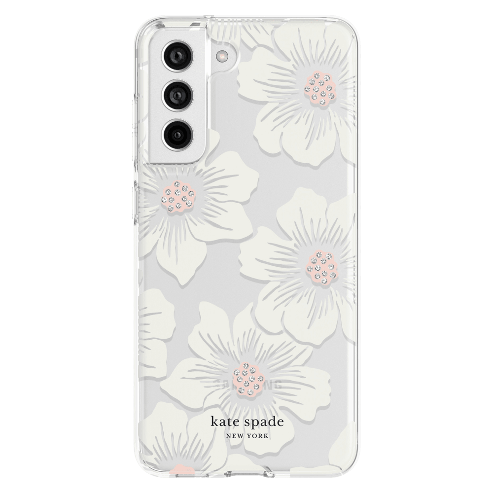 Wholesale cell phone accessory Kate Spade - Hardshell Case for Samsung Galaxy S21 FE 5G - Hollyhock