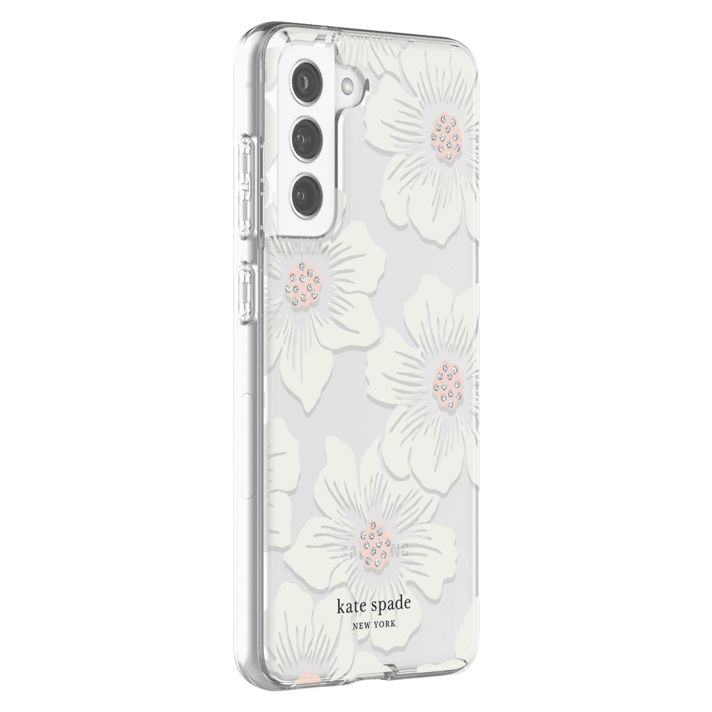 Wholesale cell phone accessory Kate Spade - Hardshell Case for Samsung Galaxy S21 FE 5G - Hollyhock