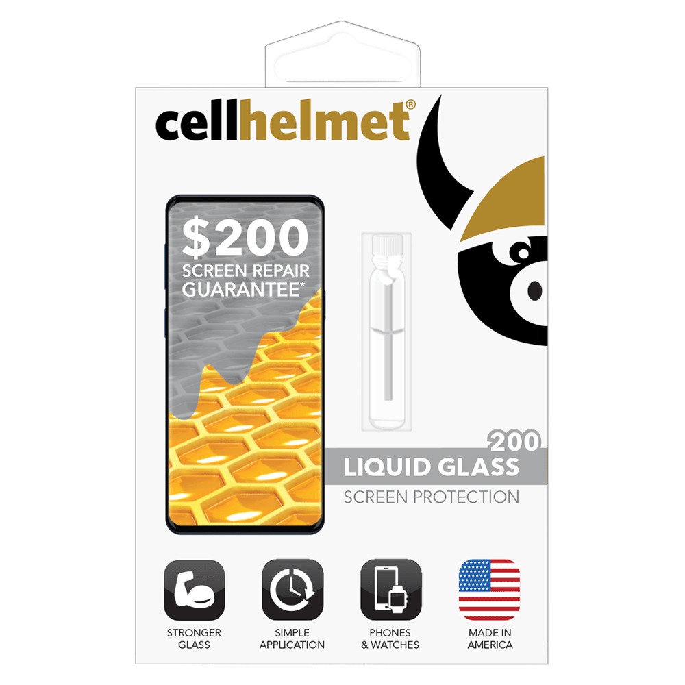 Wholesale cell phone accessory cellhelmet - Liquid Glass $200 Guarantee Screen Protection for