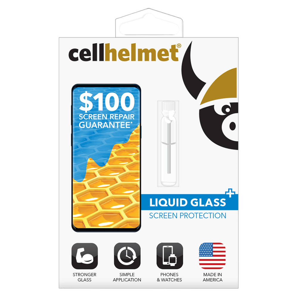 Wholesale cell phone accessory cellhelmet - Liquid Glass Plus $100 Guarantee Screen Protection