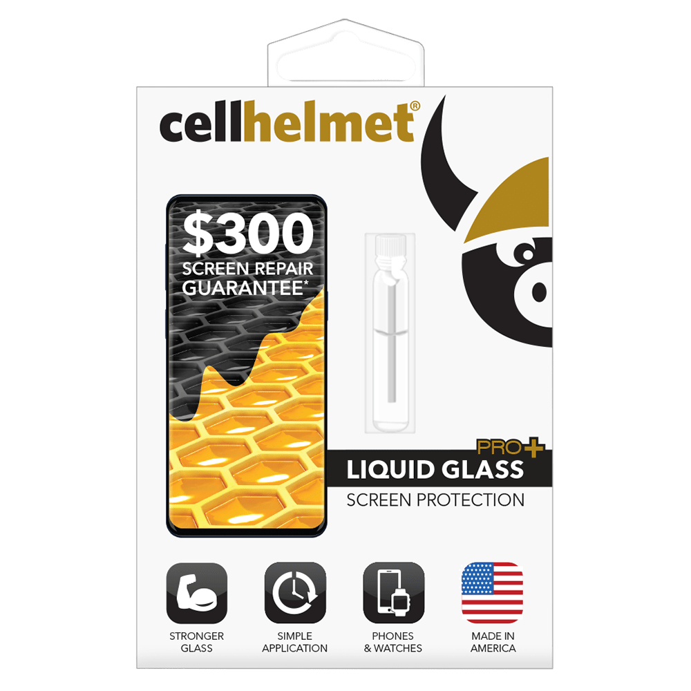 Wholesale cell phone accessory cellhelmet - Liquid Glass Pro Plus $300 Guarantee Screen Protection