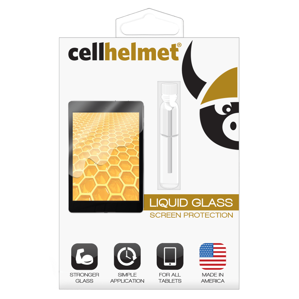 Wholesale cell phone accessory cellhelmet - Liquid Glass Screen Protection for Tablets - Clear