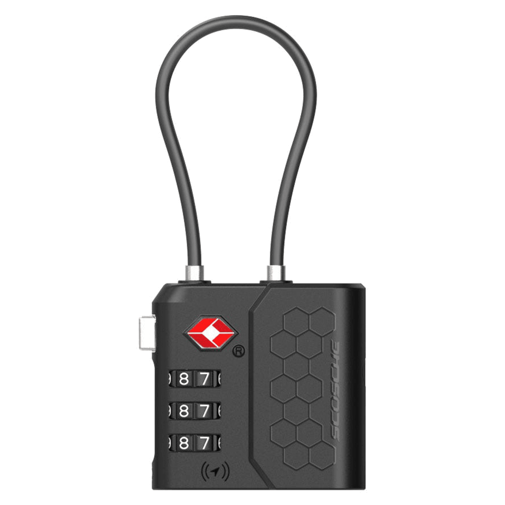 Wholesale cell phone accessory Scosche - FoundIT Voyager Item Locater and Luggage Lock - Black