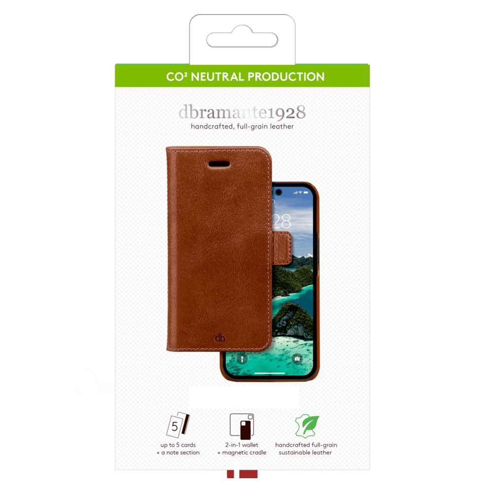 Wholesale cell phone accessory dbramante1928 - Lynge Case for Apple iPhone 15 Pro Max - Tan