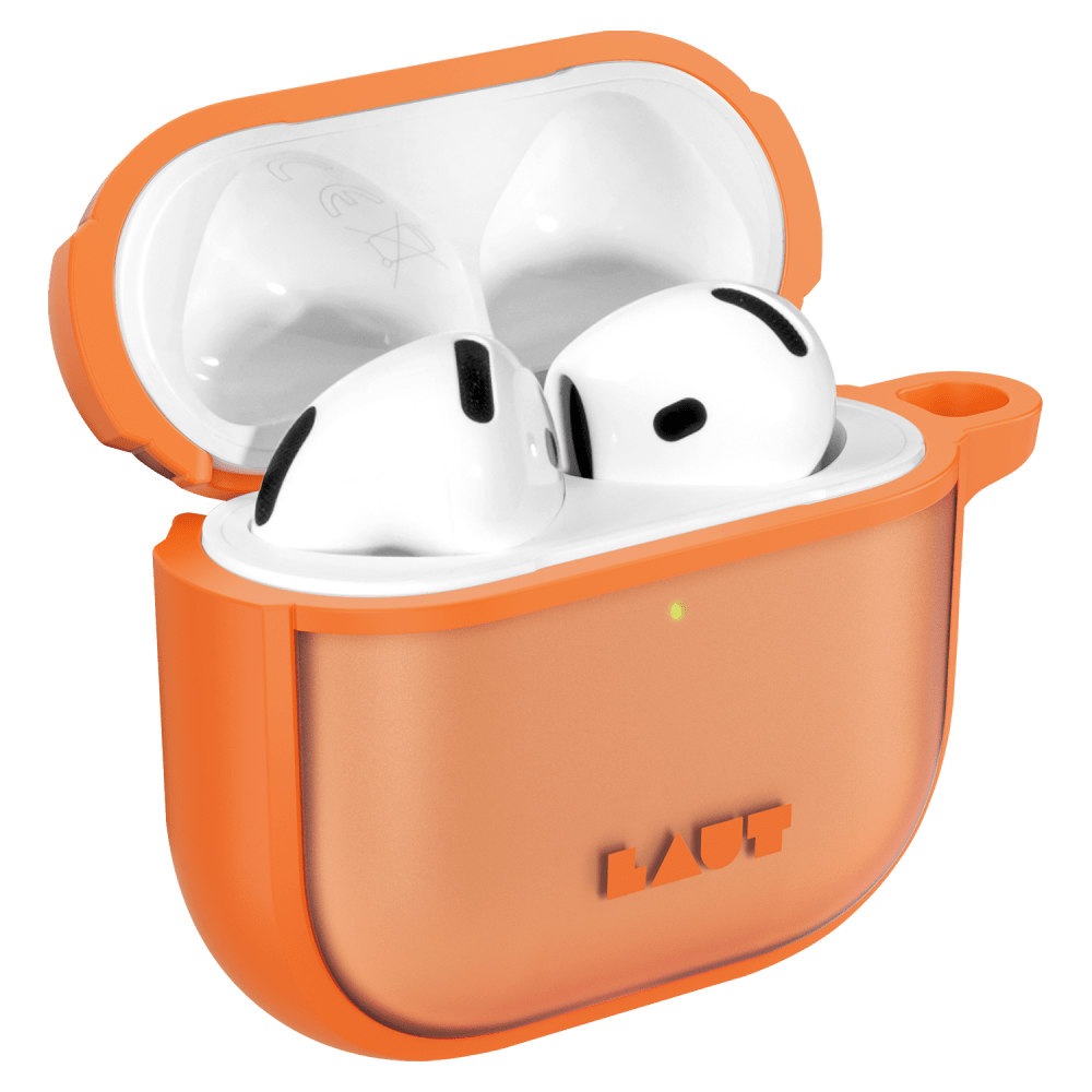 Wholesale cell phone accessory Laut - HUEX PROTECT Case for Apple AirPods 4 - Neon Orange