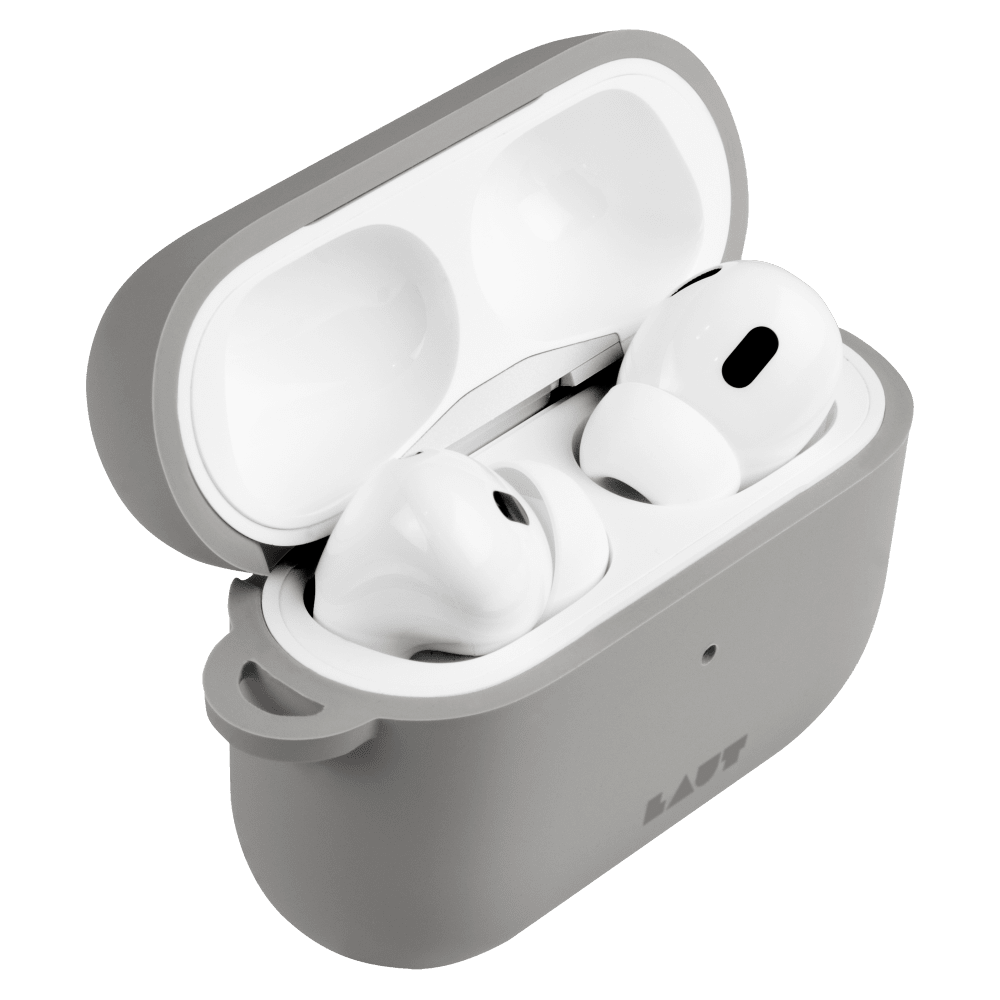 Wholesale cell phone accessory LAUT - HUEX Case for Apple AirPods Pro 2 - Fog Gray