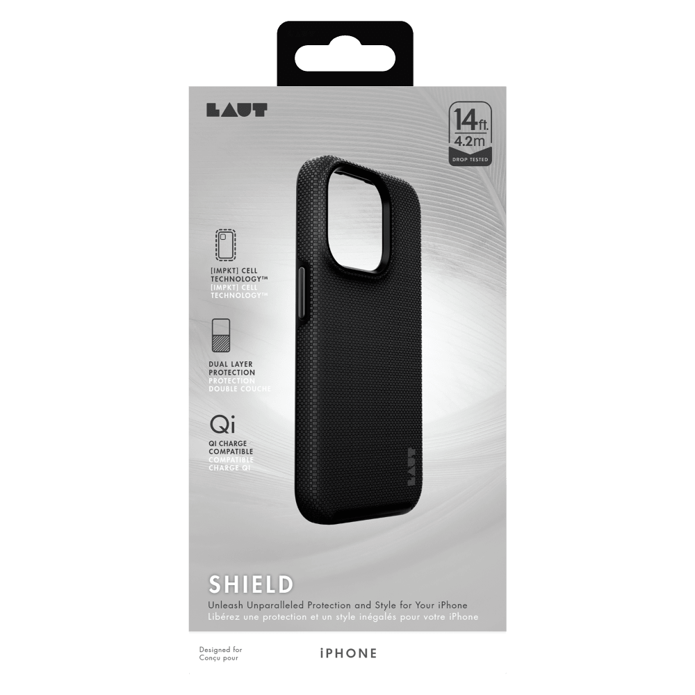 Wholesale cell phone accessory LAUT - SHIELD Case for Apple iPhone 15  /  iPhone 14  /  iPhone