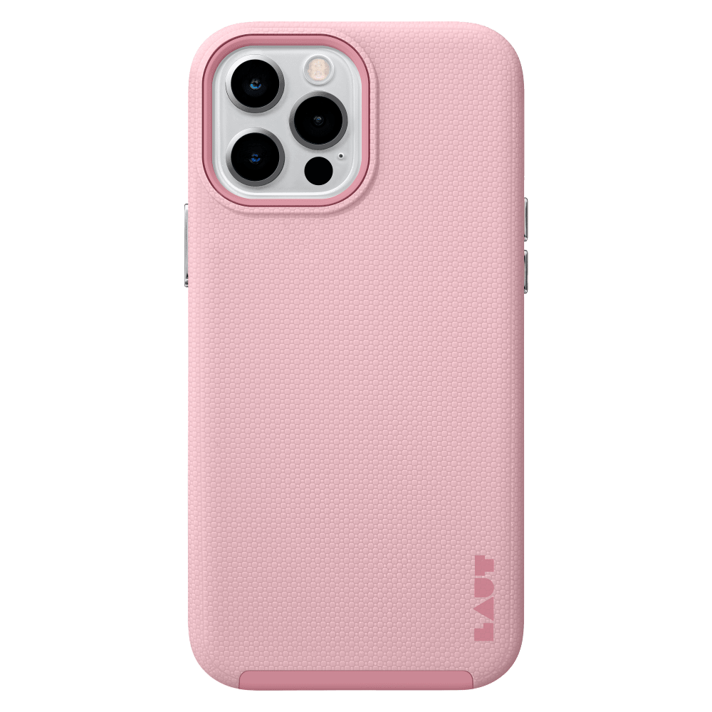Wholesale cell phone accessory LAUT - SHIELD Case for Apple iPhone 15 Pro - Chalk Pink