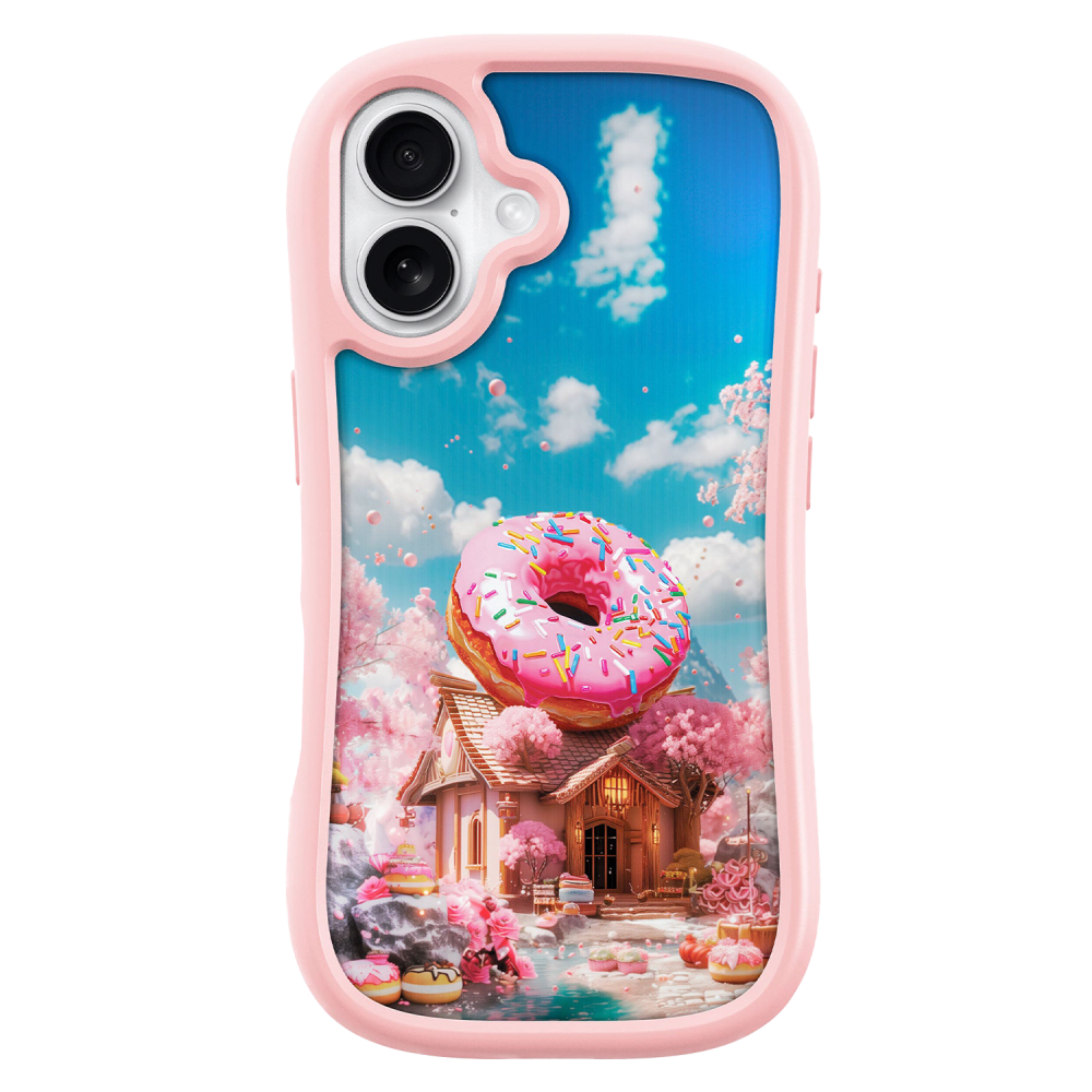 Wholesale cell phone accessory Laut - POP Surreal MagSafe Case for Apple iPhone 16 - Doughnut