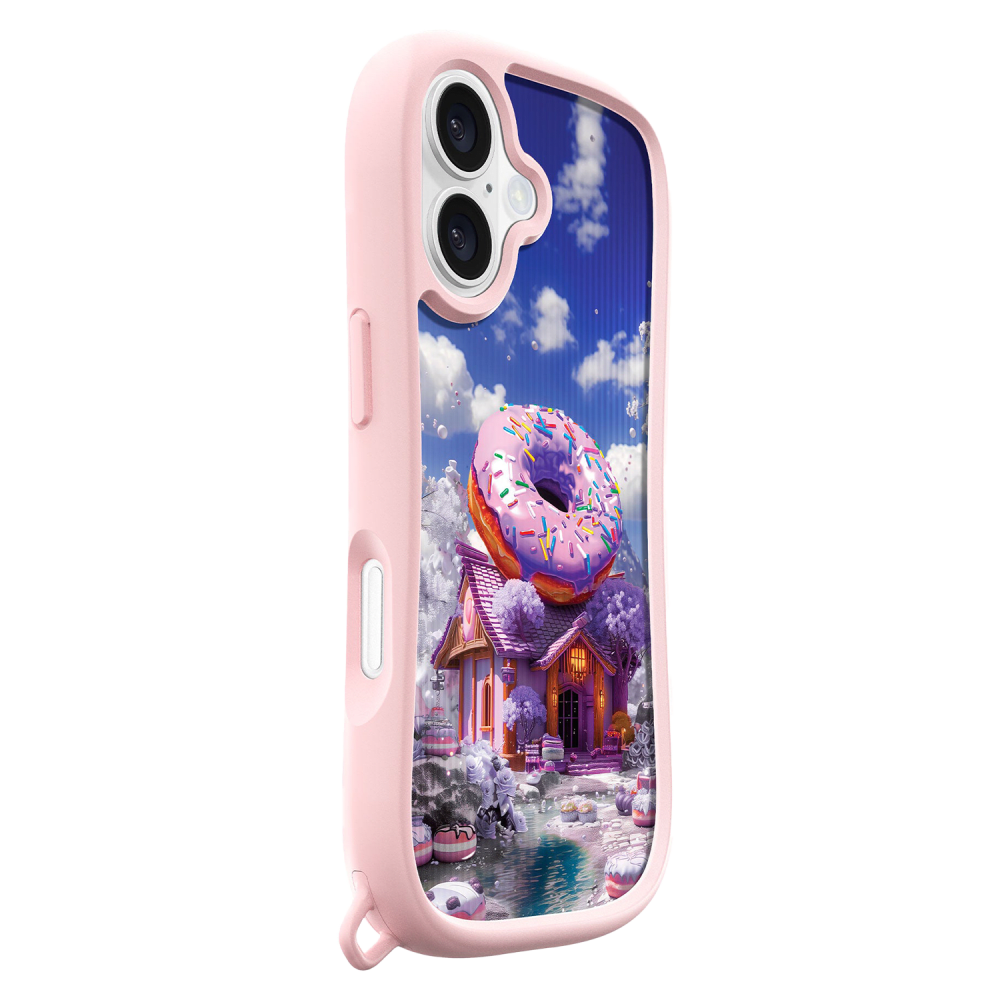 Wholesale cell phone accessory Laut - POP Surreal MagSafe Case for Apple iPhone 16 - Doughnut