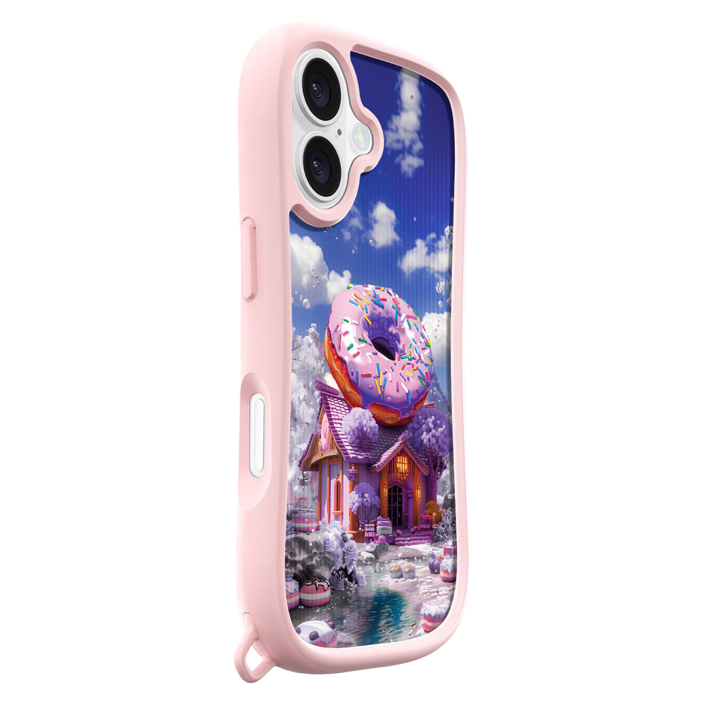 Wholesale cell phone accessory Laut - POP Surreal MagSafe Case for Apple iPhone 16 Plus - Doughnut