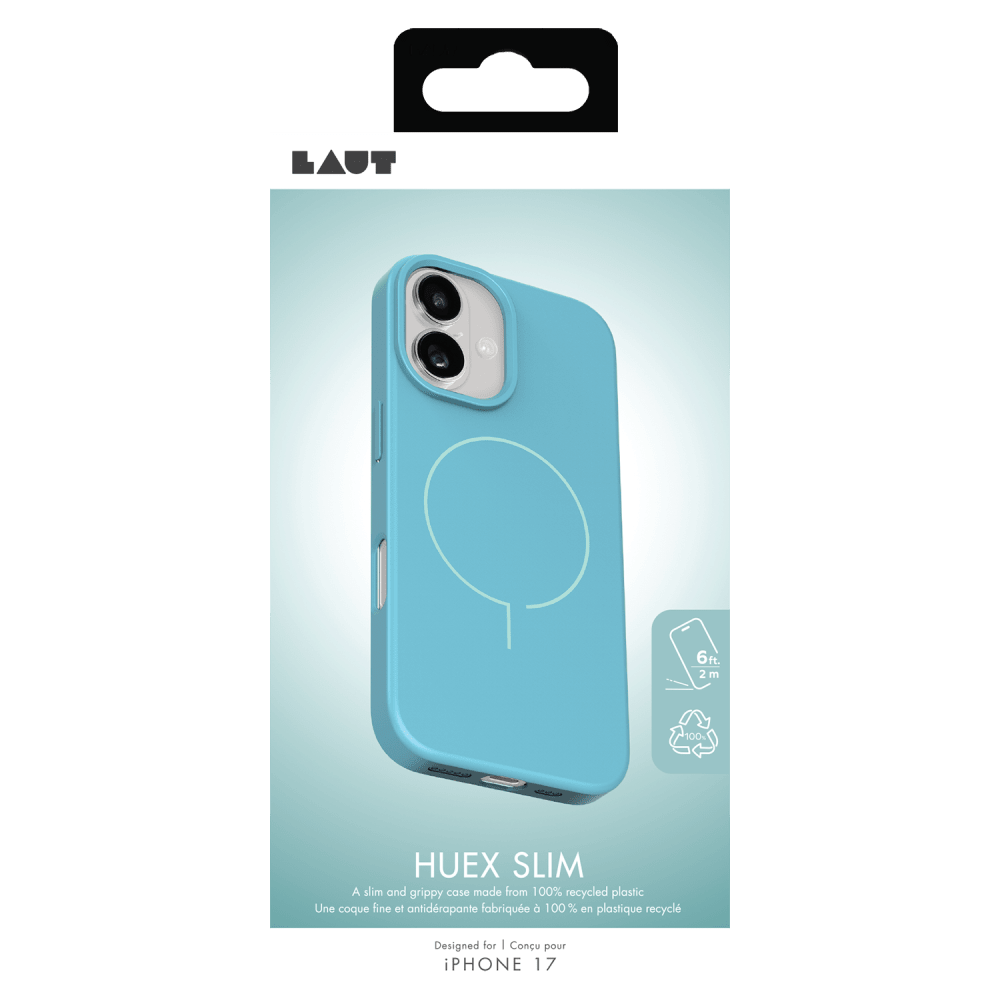 Wholesale cell phone accessory Laut - Huex Slim MagSafe Case for Apple iPhone 17 - Milky Mint