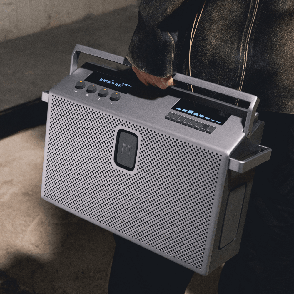 Wholesale cell phone accessory MONDO - Bluetooth Speaker (Large) - Silver