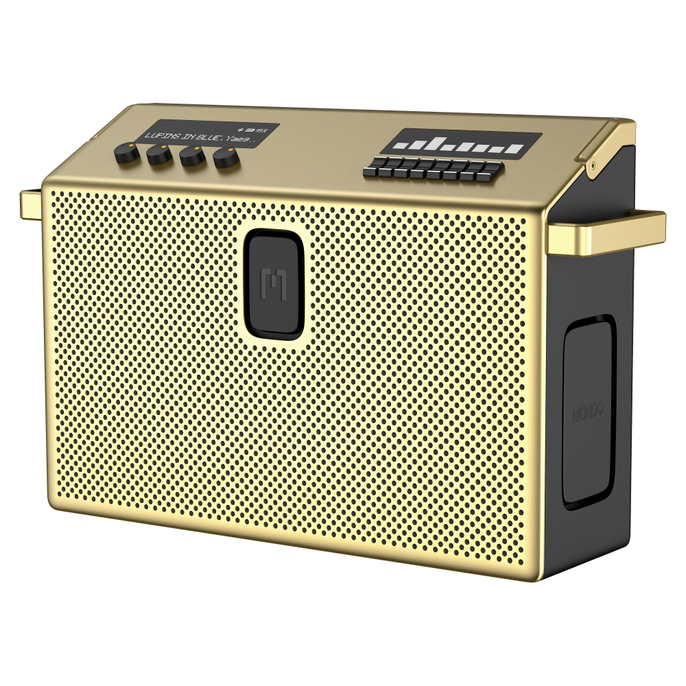 Wholesale cell phone accessory MONDO - Bluetooth Speaker (Large) - Gold