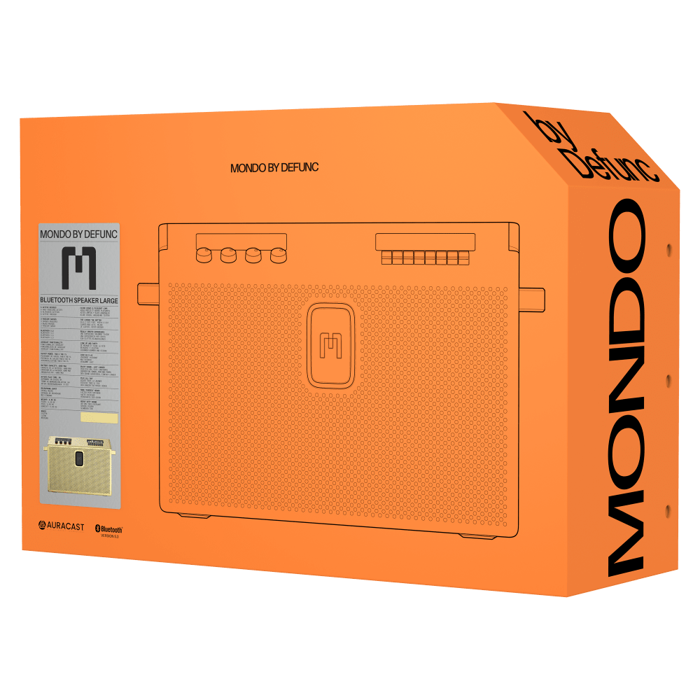 Wholesale cell phone accessory MONDO - Bluetooth Speaker (Large) - Gold