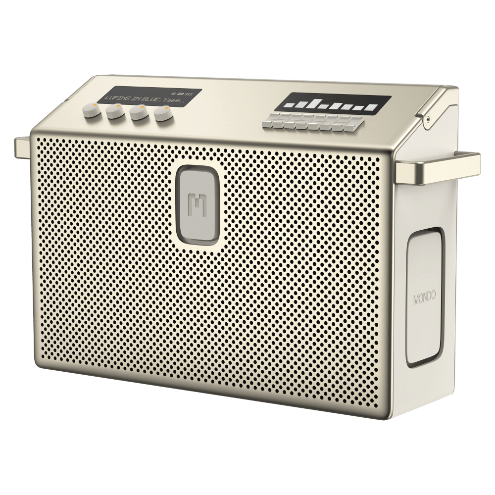 Wholesale cell phone accessory MONDO - Bluetooth Speaker (Large) - Greige