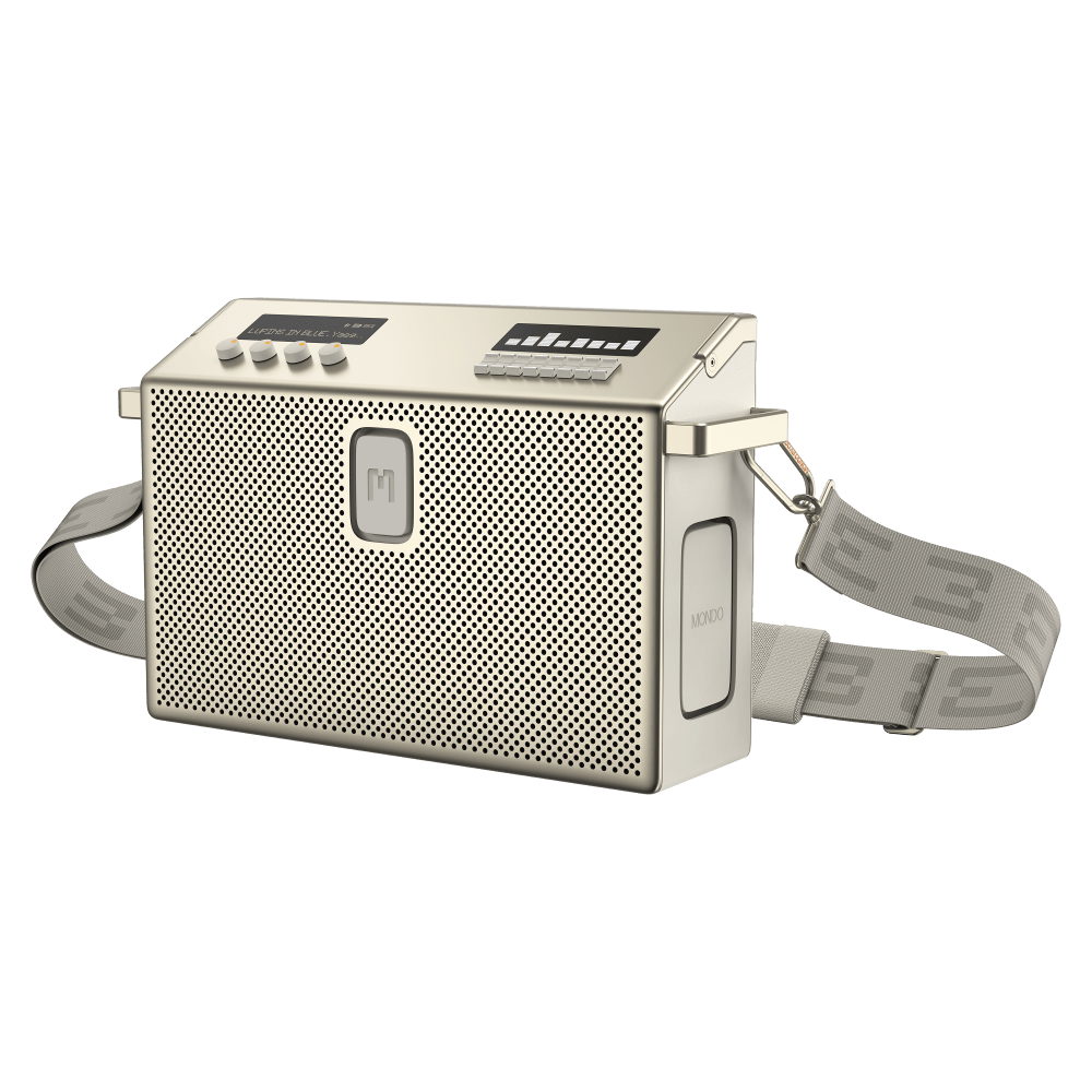 Wholesale cell phone accessory MONDO - Bluetooth Speaker (Large) - Greige