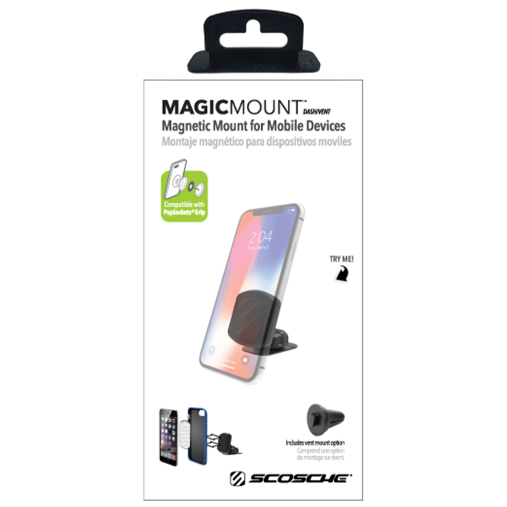 Wholesale cell phone accessory Scosche - MagicMount 2 in 1 Vent  /  Dash Mount - Black