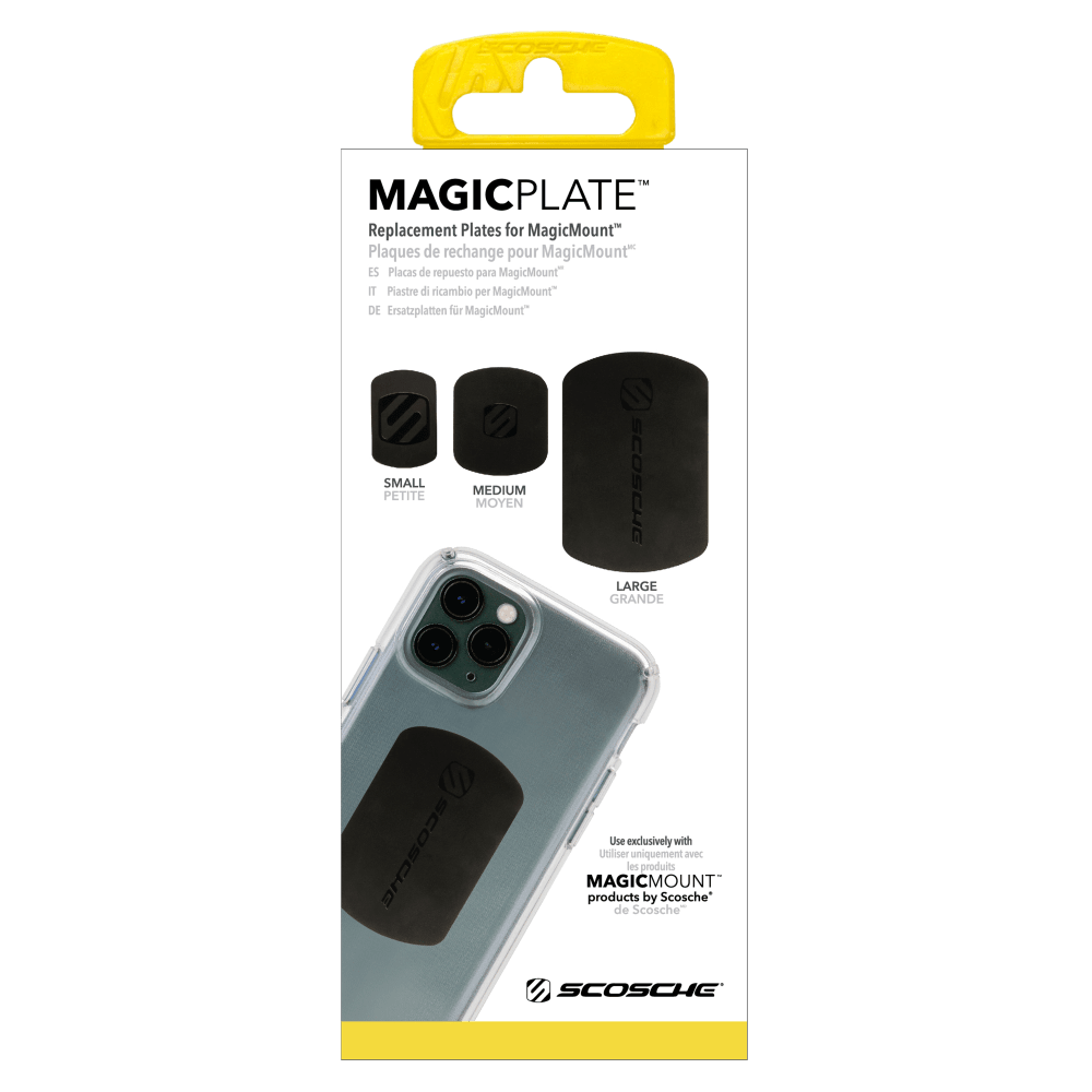 Wholesale cell phone accessory Scosche - MagicMount Replacement Magicplate Kit - Black