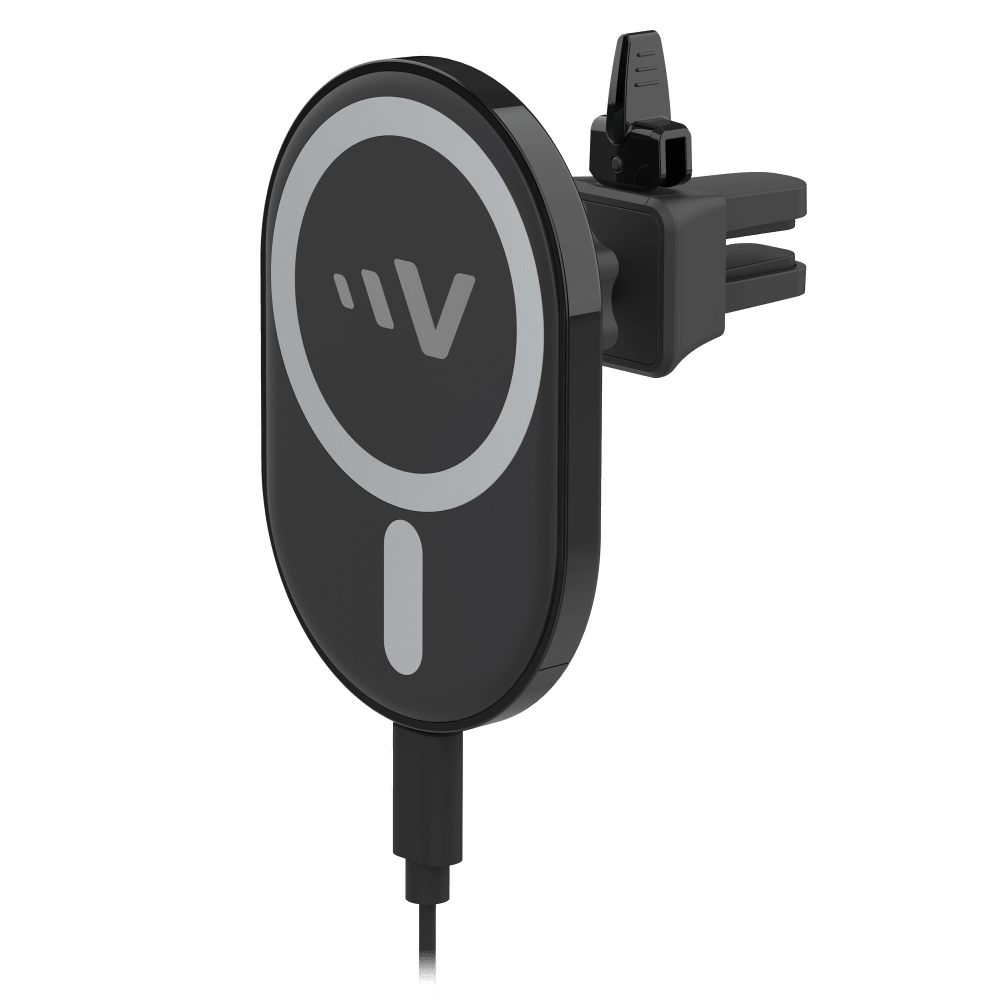 Wholesale cell phone accessory Ventev - 15W Magnetic Wireless Car Charger Mount - Black