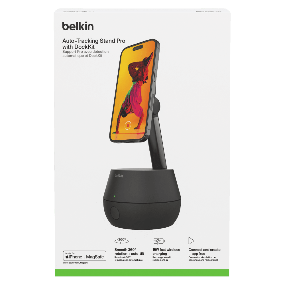 Wholesale cell phone accessory Belkin - Auto-Tracking Stand Pro with DockKit - Black