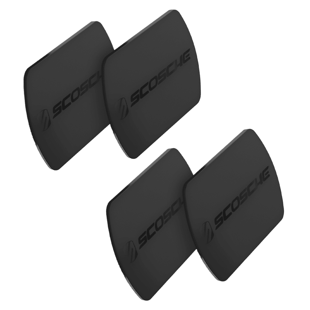 Wholesale cell phone accessory Scosche - MagicPlate Large Thick Plates (4 Pack) - Black
