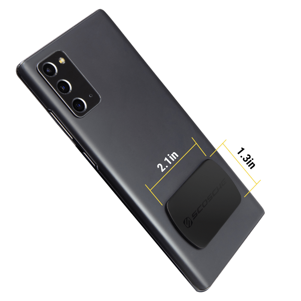 Wholesale cell phone accessory Scosche - MagicPlate Large Thick Plates (4 Pack) - Black