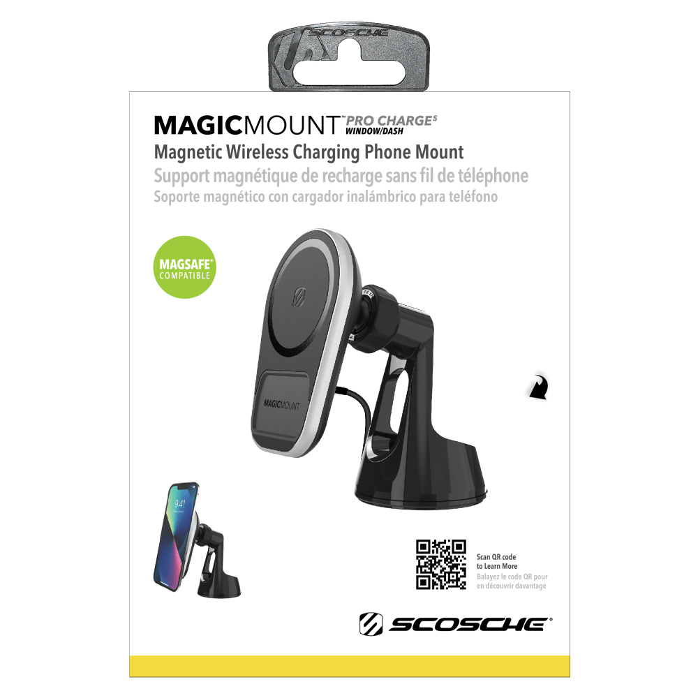 Wholesale cell phone accessory Scosche - MagicMount Pro Charge5 Wireless Charging Dash  /