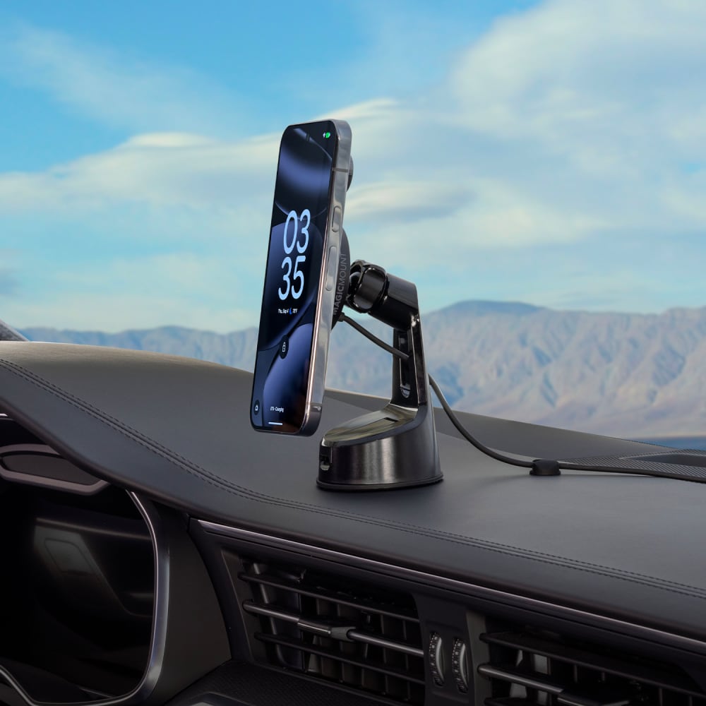 Wholesale cell phone accessory Scosche - MagicMount Charge Pro Window / Dash Qi2 Wireless Charging