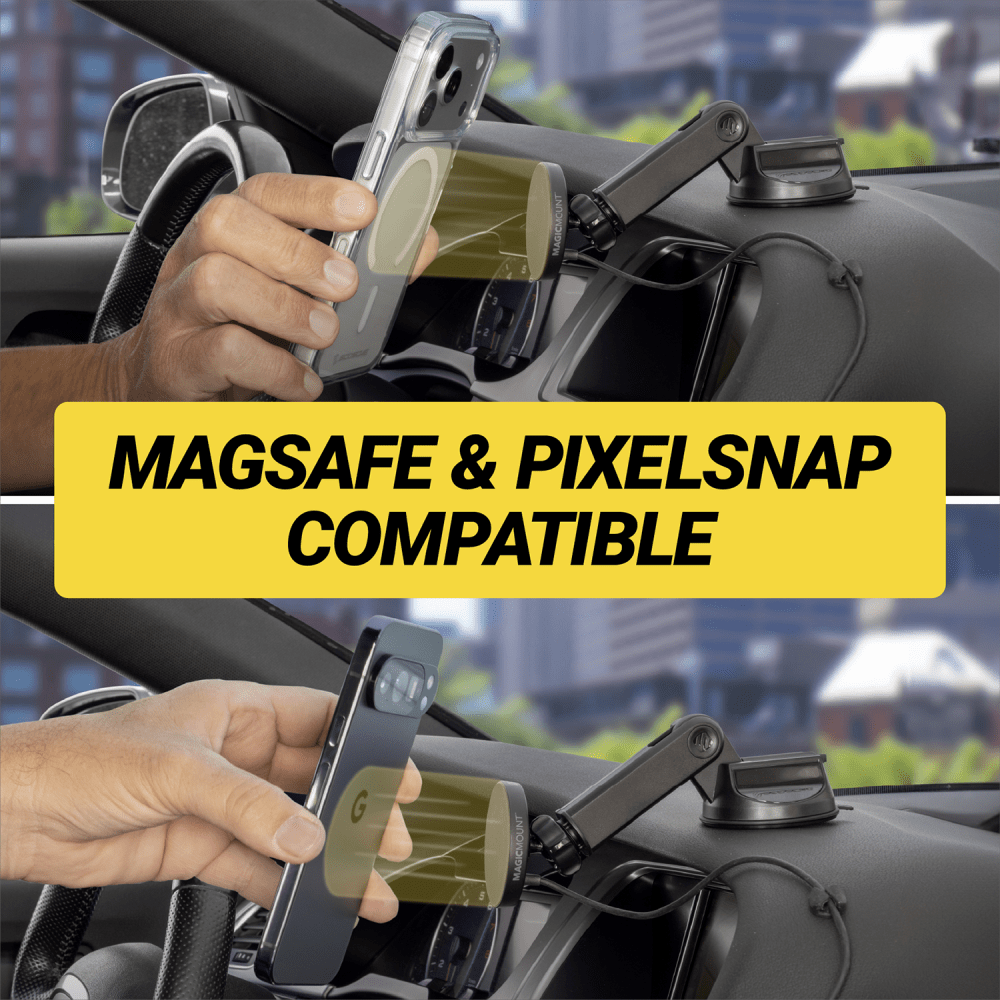 Wholesale cell phone accessory Scosche - MagicMount Charge Pro Flip Qi2 Wireless Charging Mount