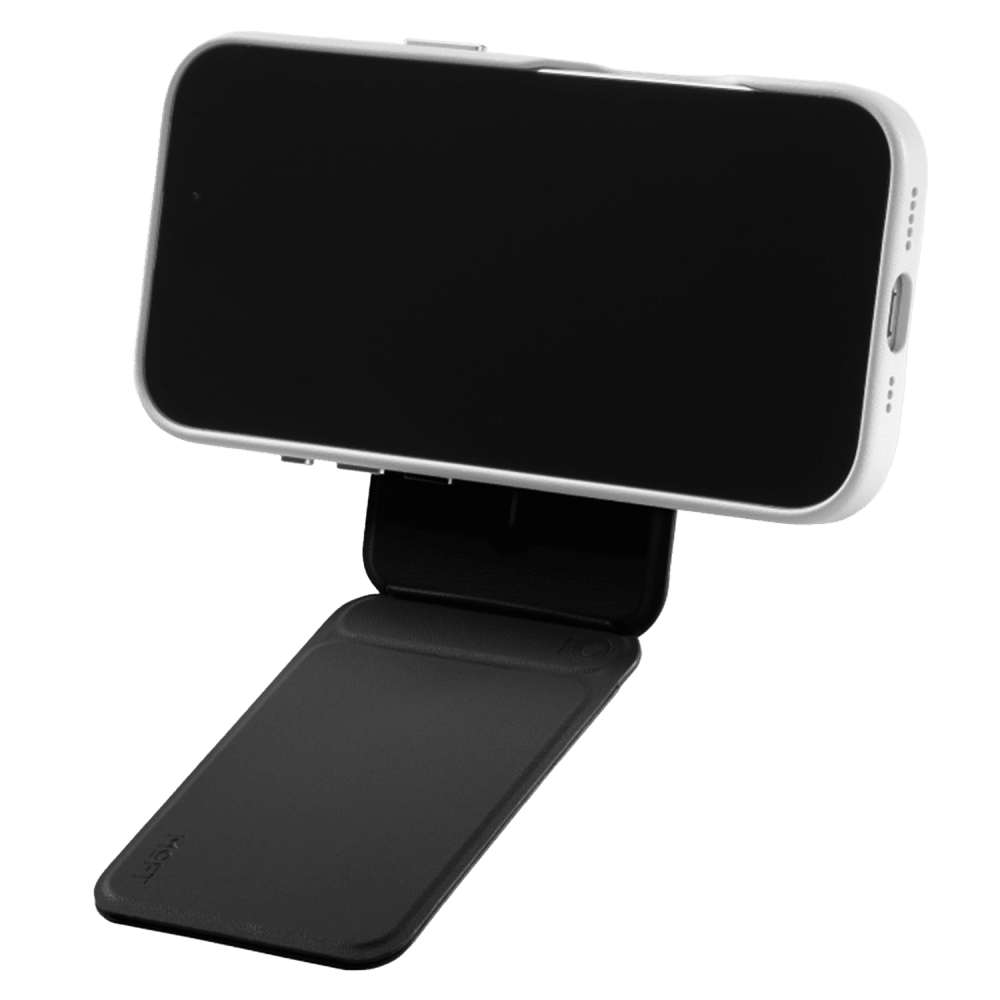 Wholesale cell phone accessory MoFT - MOVAS Snap Phone MagSafe Tripod Wallet - Jet Black