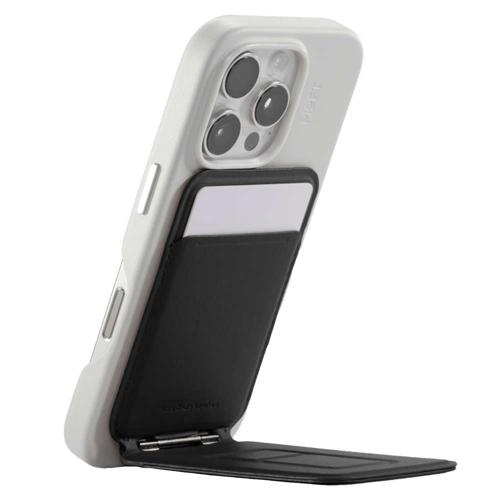 Wholesale cell phone accessory MoFT - MOVAS Snap Phone MagSafe Tripod Wallet - Jet Black