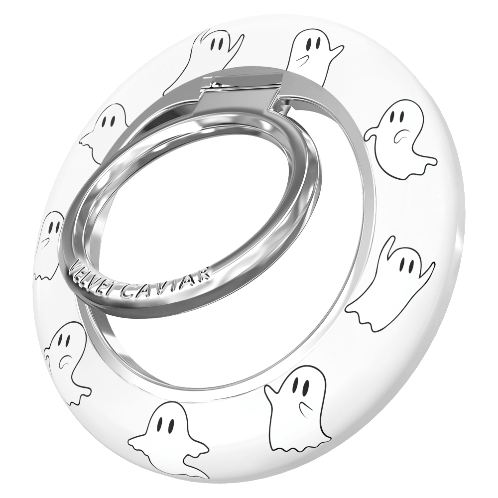 Wholesale cell phone accessory VELVET CAVIAR - Magnetic Phone Ring and Stand - Ghosted Clear