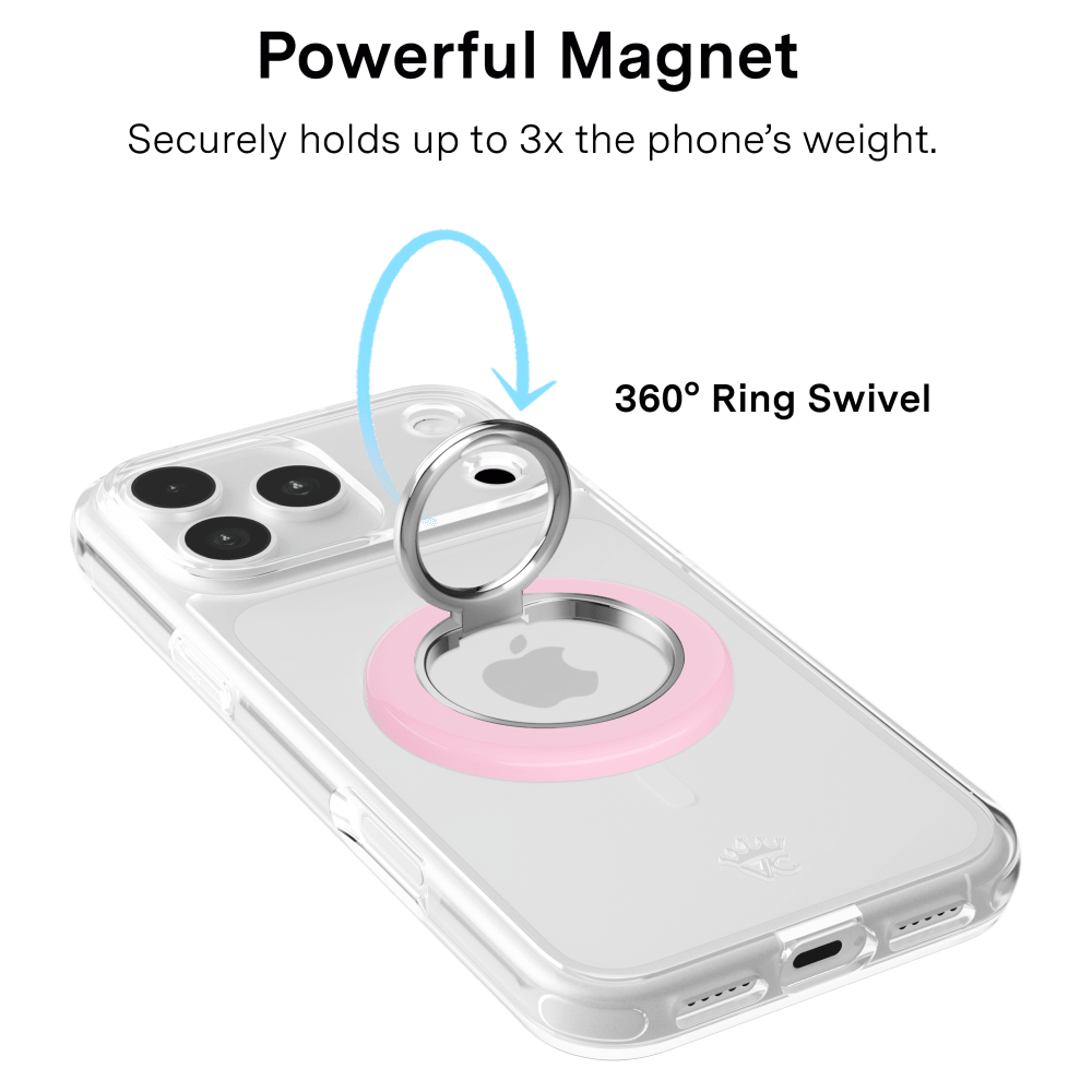 Wholesale cell phone accessory VELVET CAVIAR - MagSafe Phone Grip Ring - Strawberry Milk