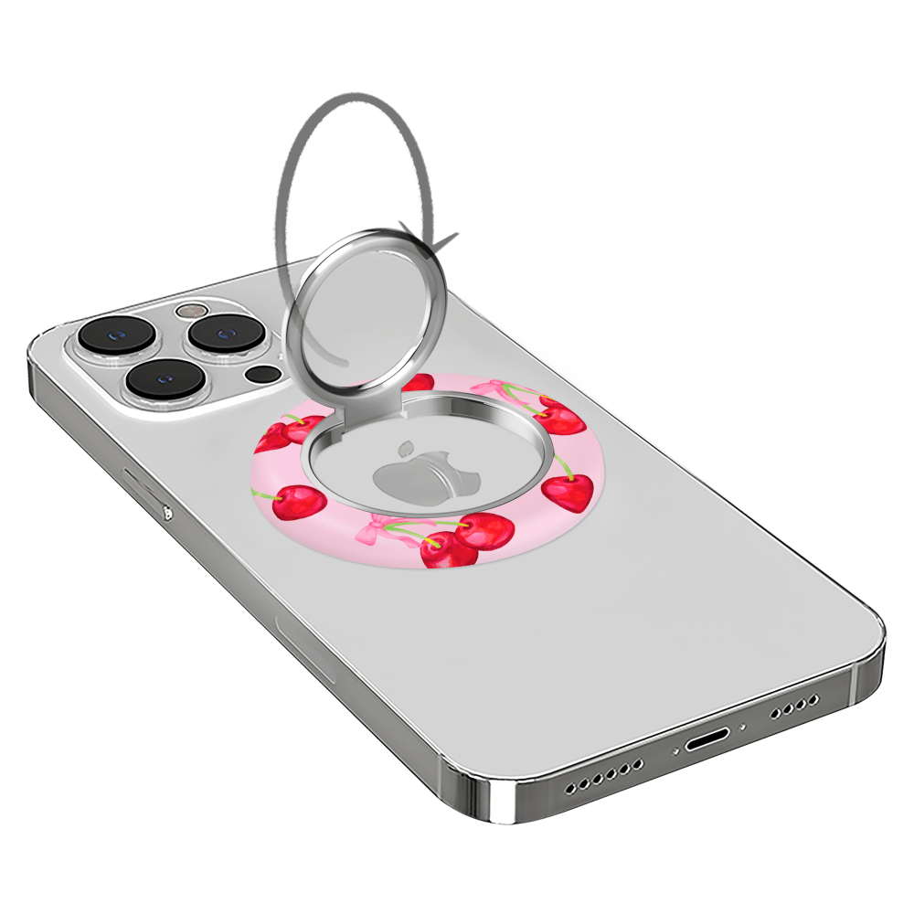 Wholesale cell phone accessory VELVET CAVIAR - MagSafe Grip Ring - Sweet Cherry