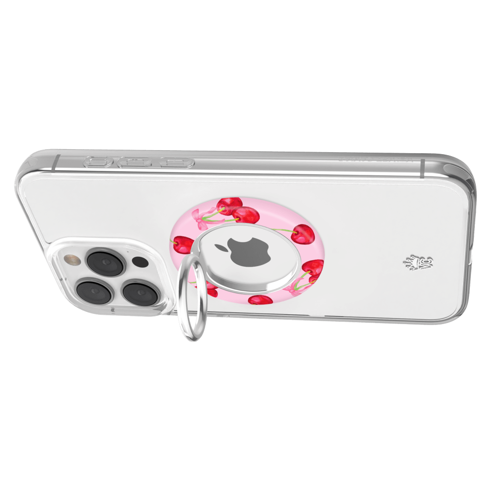 Wholesale cell phone accessory VELVET CAVIAR - MagSafe Grip Ring - Sweet Cherry