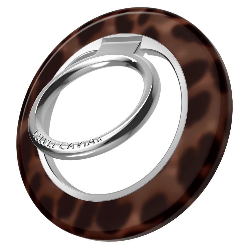 Wholesale cell phone accessory VELVET CAVIAR - MagSafe Phone Grip Ring - It Girl Leopard