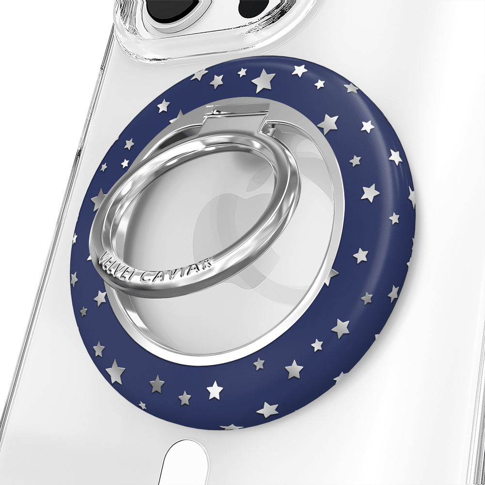 Wholesale cell phone accessory VELVET CAVIAR - Magnetic Phone Ring & Stand - Midnight Stars