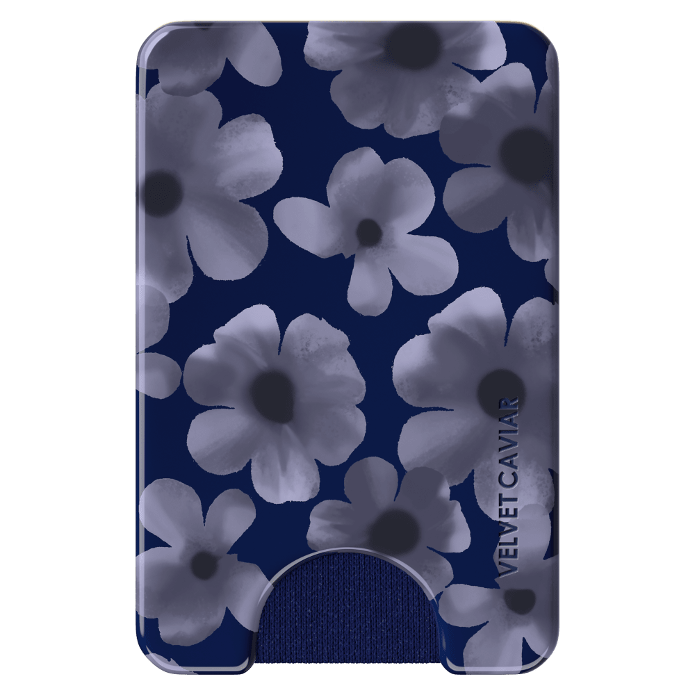 Wholesale cell phone accessory VELVET CAVIAR - Magsafe Phone Wallet - Midnight Blossom