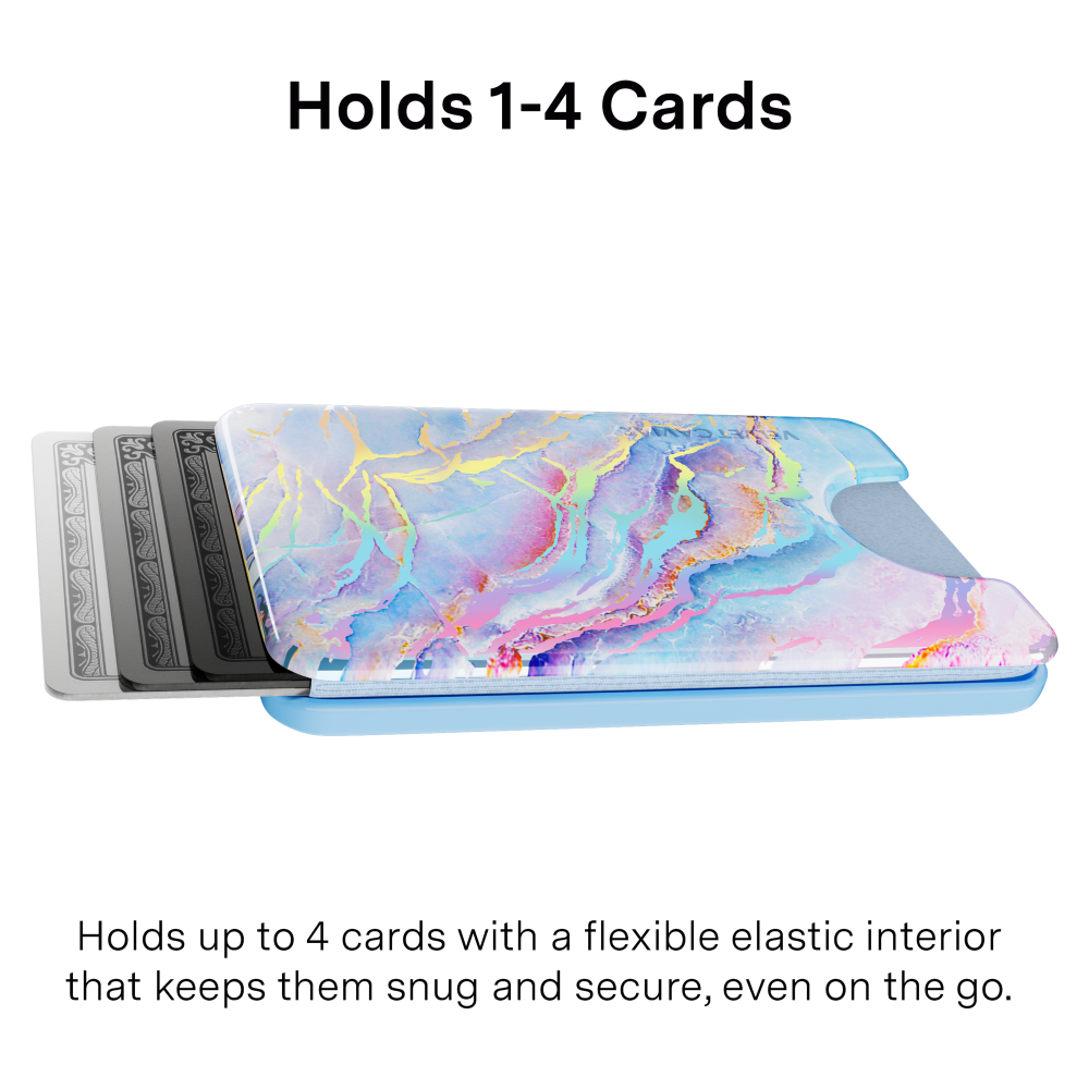 Wholesale cell phone accessory VELVET CAVIAR - Magsafe Phone Wallet - Holo Moonstone