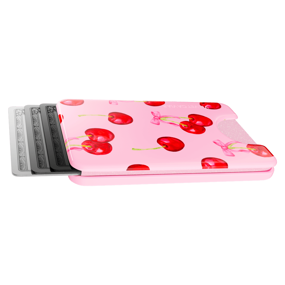 Wholesale cell phone accessory VELVET CAVIAR - Magsafe Phone Wallet - Sweet Cherry