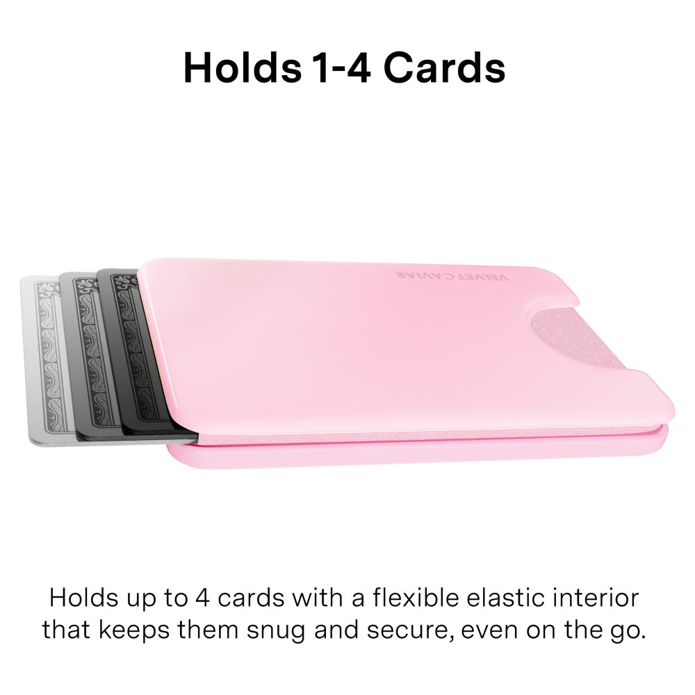 Wholesale cell phone accessory VELVET CAVIAR - Magsafe Phone Wallet - Strawberry Milk