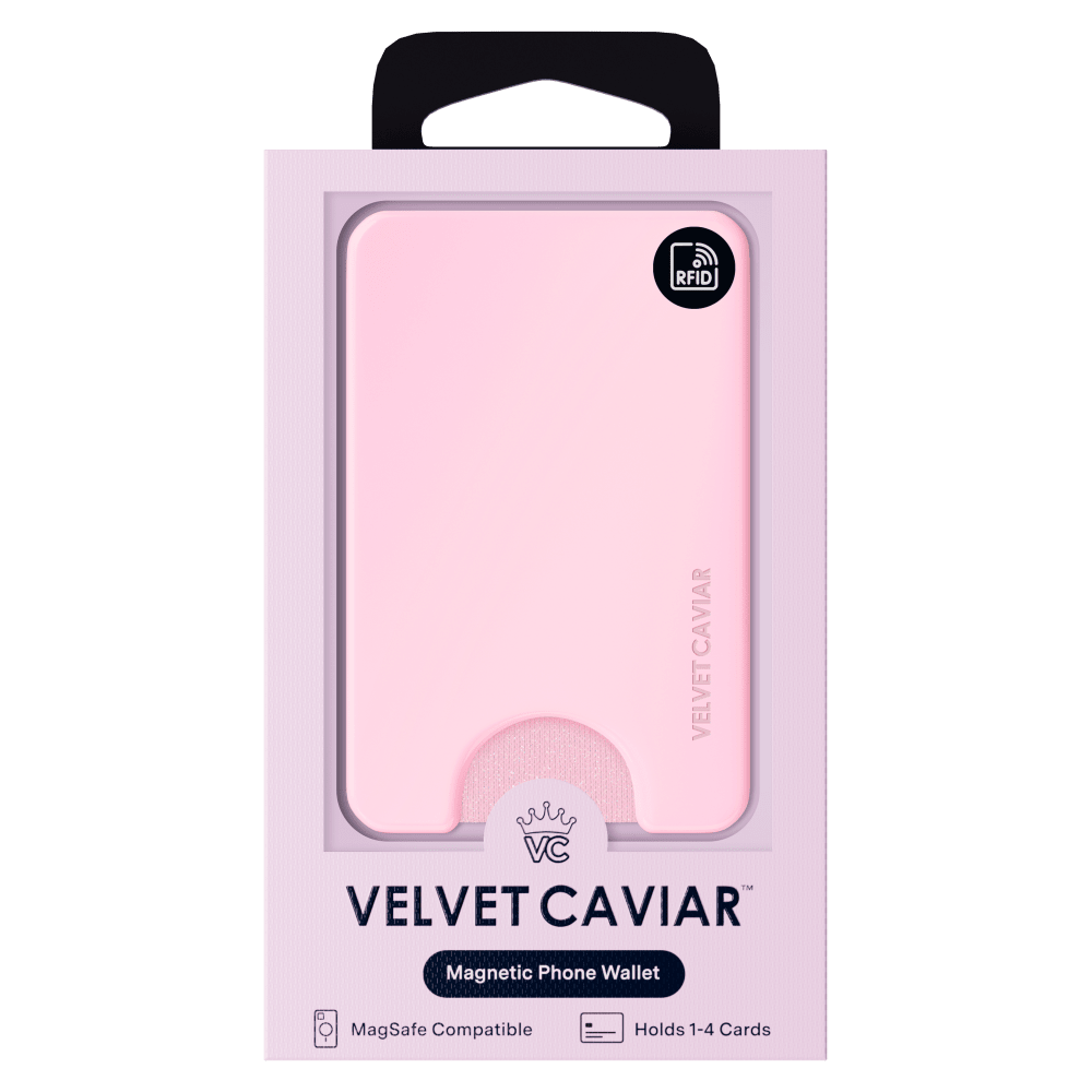Wholesale cell phone accessory VELVET CAVIAR - Magsafe Phone Wallet - Strawberry Milk