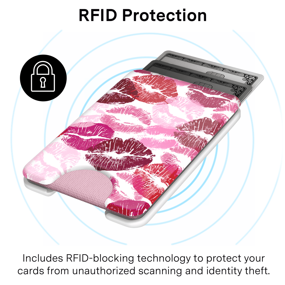 Wholesale cell phone accessory VELVET CAVIAR - Magnetic Phone Wallet - Kiss Me