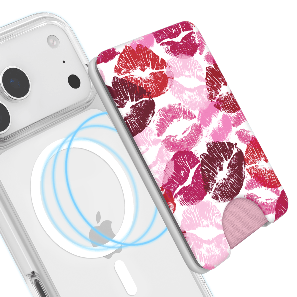 Wholesale cell phone accessory VELVET CAVIAR - Magnetic Phone Wallet - Kiss Me
