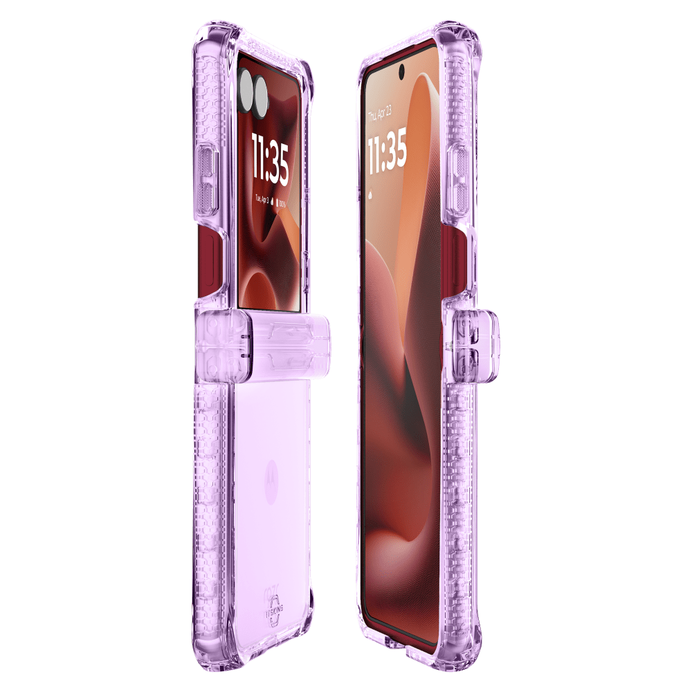 Wholesale cell phone accessory ITSKINS - Hybrid_R Clear Case for Motorola Razr Plus (2025) -