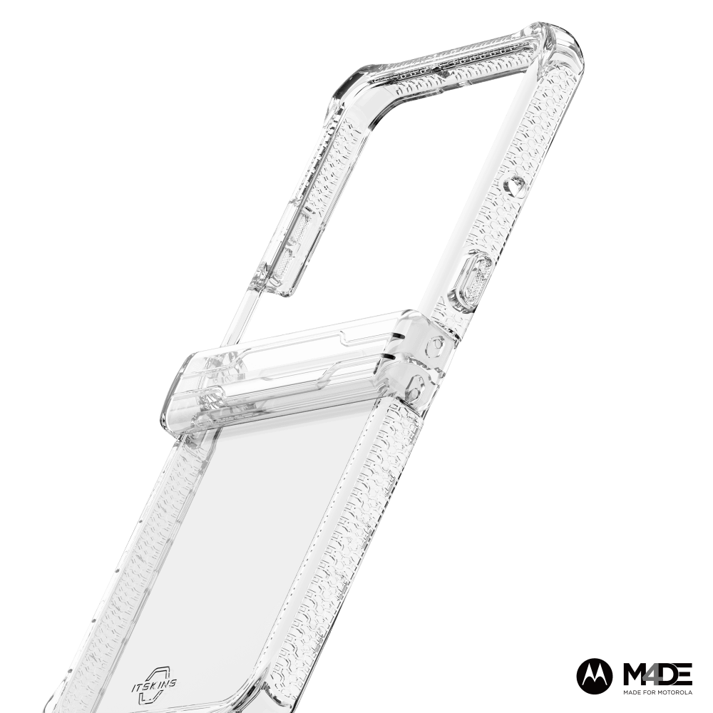 Wholesale cell phone accessory ITSKINS - Hybrid_R Clear Case for Motorola Razr Plus (2025) -