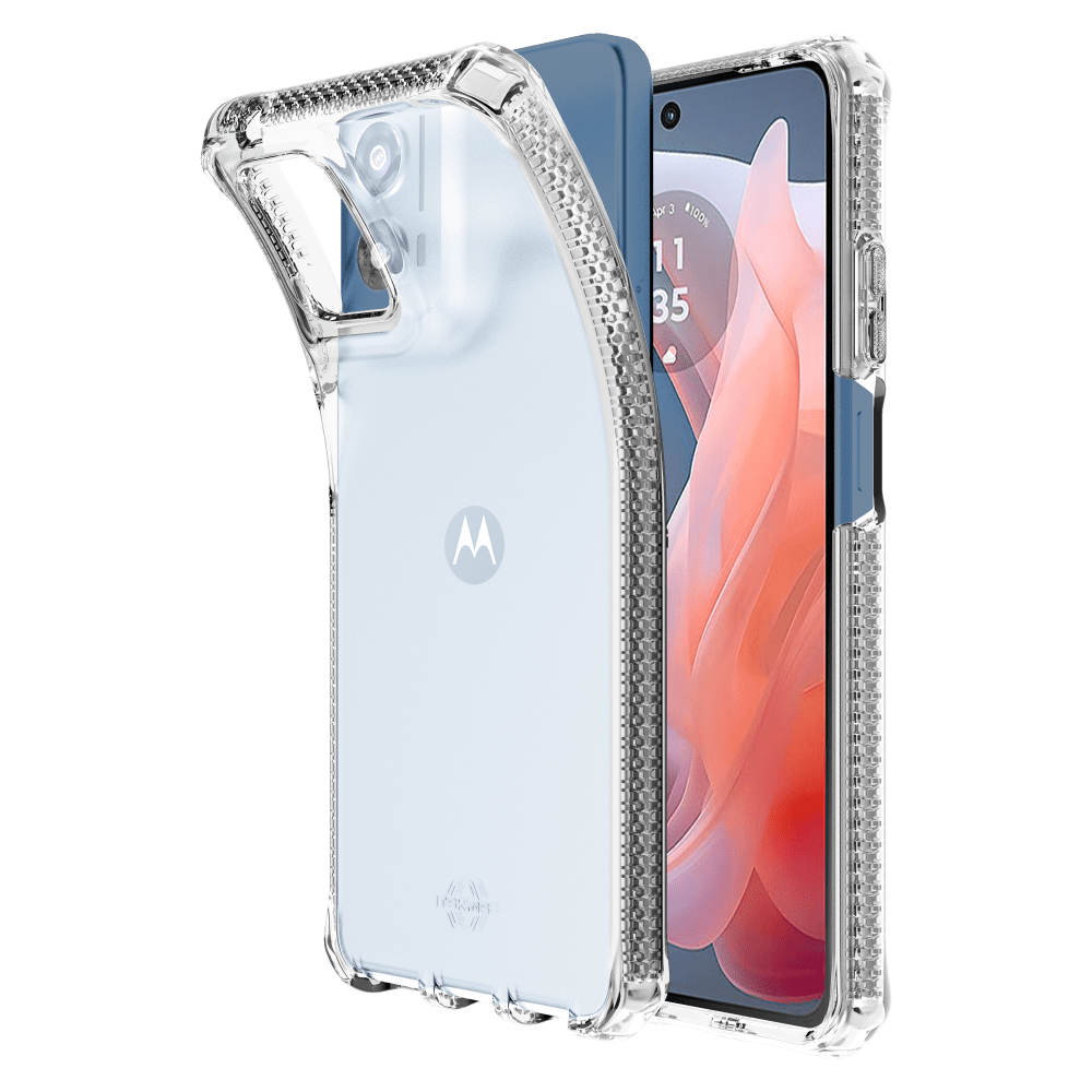 Wholesale cell phone accessory ITSKINS - Spectrum_R Clear Case for Motorola Moto G 5G (2024