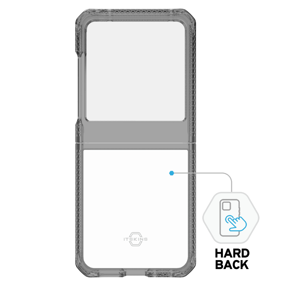 Wholesale cell phone accessory ITSKINS - Hybrid_R Clear Case for Motorola Razr (2024)   /