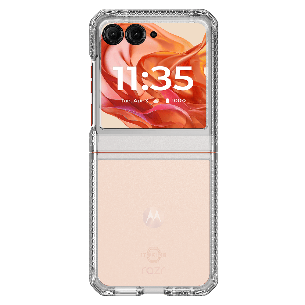 Wholesale cell phone accessory ITSKINS - Hybrid_R Clear Case for Motorola Razr (2024)   /
